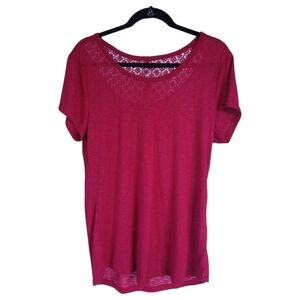 Madison & Berkeley Red Short Sleeve Tee